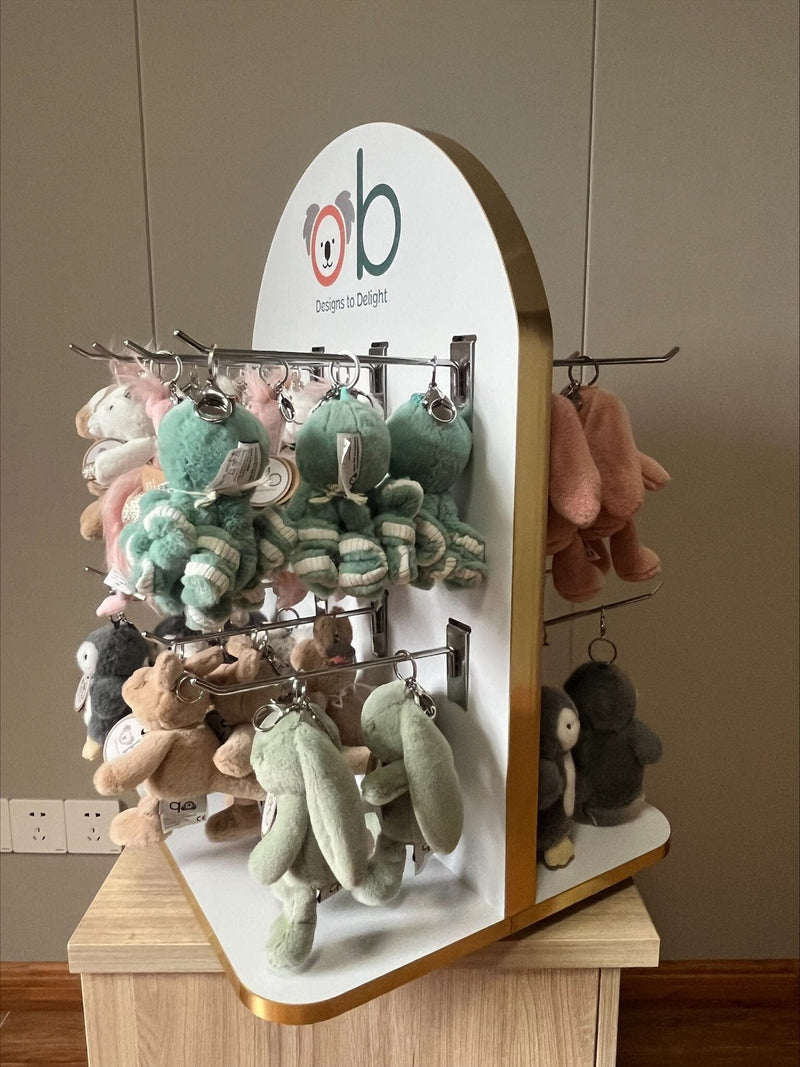 Bag Charm Display Case (Free) OB "Designs to Delight!" 